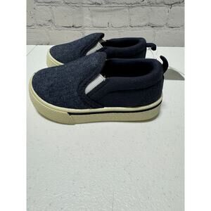 OshKosh B’gosh Toddler/baby Boys Canvas Slip-On Sneakers Blue Size 5